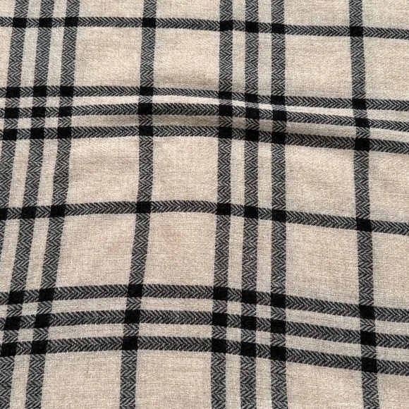 Sezane Echarpe Audrey Plaid Fringe Scarf - Picture 6 of 6